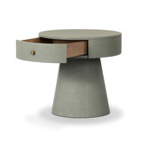 Chiro Nightstand-Black Linen