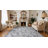 Washable Area Rug, 5x7 Floral Soft Rug for Living Room, Non Slip Low Pile Carpet for Living Room, Bedroom, Dining Room, Pink-1667467711-1667467710