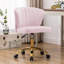 Benzonia Velvet Office Chair-376638423