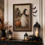 Art mural blanc sur toile Halloween-1761032449