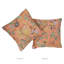 Roca Redonda Linen Throw Square Pillow Cover & Insert