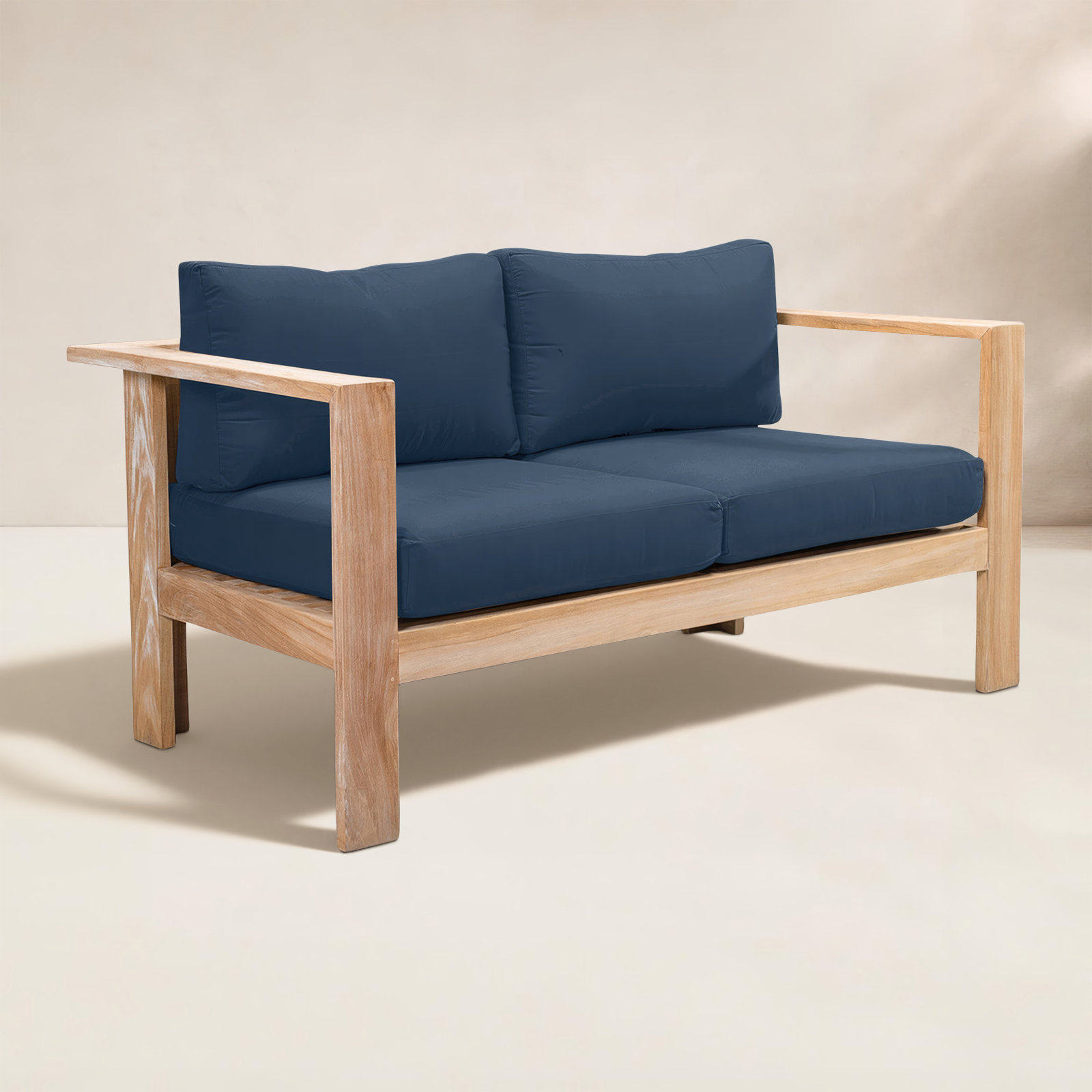 Sonoma 59" Sunbrella® Patio Loveseat, Spectrum Indigo Sunbrella®