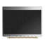 Cuisinière à induction 36 pouces avec 6 éléments à induction bleu nuit Majestic III Series (garniture laiton)-124828727-124828719