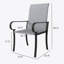Ensemble de 4 chaises de salle à manger avec accoudoirs et sièges profonds pour un confort et un soutien accrus.-843687004
