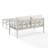 Vivie 2 - Person Patio Conversation Set with Cushions