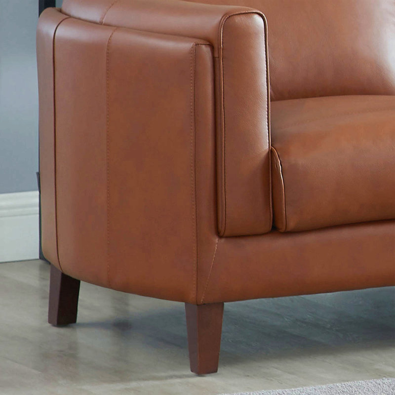 Causeuse en cuir pour chambre à coucher