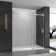 72'' W 76'' H Frameless Rectangle Reversible Shower Stall