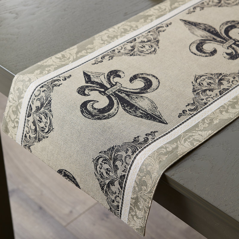 Johanson Damask 100% Cotton Table Runner