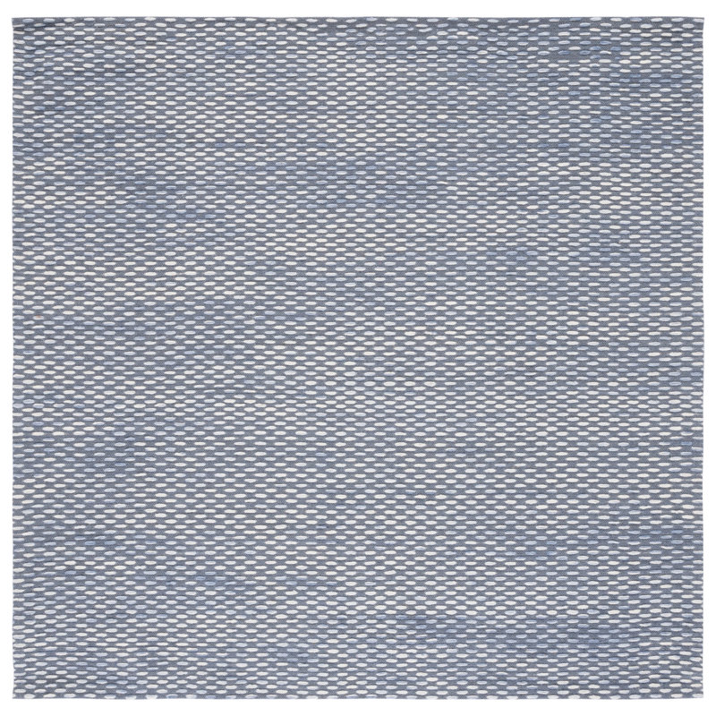 Marbella Flat Weave Performance Geometric Rug, Square 6'