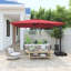 Parasol de patio carré en porte-à-faux 11 pi (sans base de parasol)-214777709