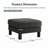 Boucle Upholstered Ottoman For Sectional-116784696
