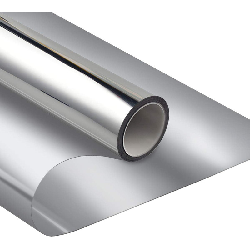 Teinture miroir anti-UV One-Way, Argent argent