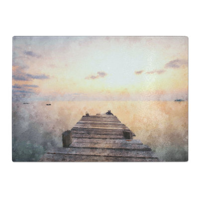 Tempered Glass Jetty in Ko Chang Thailand Chopping Board