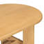 Ensemble de table à manger ovale 7 pièces pour 6 personnes, 180 cm L x 100 cm l x 76 cm H, avec 6 chaises de salle à manger rembourrées et un pied central en bois cannelé (naturel).
