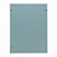 Kolya - Miroir de commode rectangulaire biseauté - Finition bleue-1866030929
