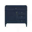 Meuble-lavabo de salle de bain 36 po sans lavabo supérieur, armoire de rangement moderne avec 2 tiroirs et un tiroir basculant, structure en bois massif (NoT INCLUDE BASIN SINK)-1650903446-1650903447