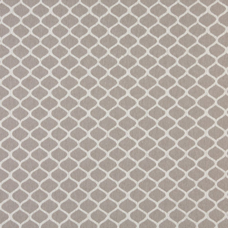 Tissu de lin géométrique, Ivoire