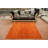 Square Orange Gabbeh Style Area Rug 6x6