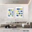 Avery bleu jaune moderne II-108600780