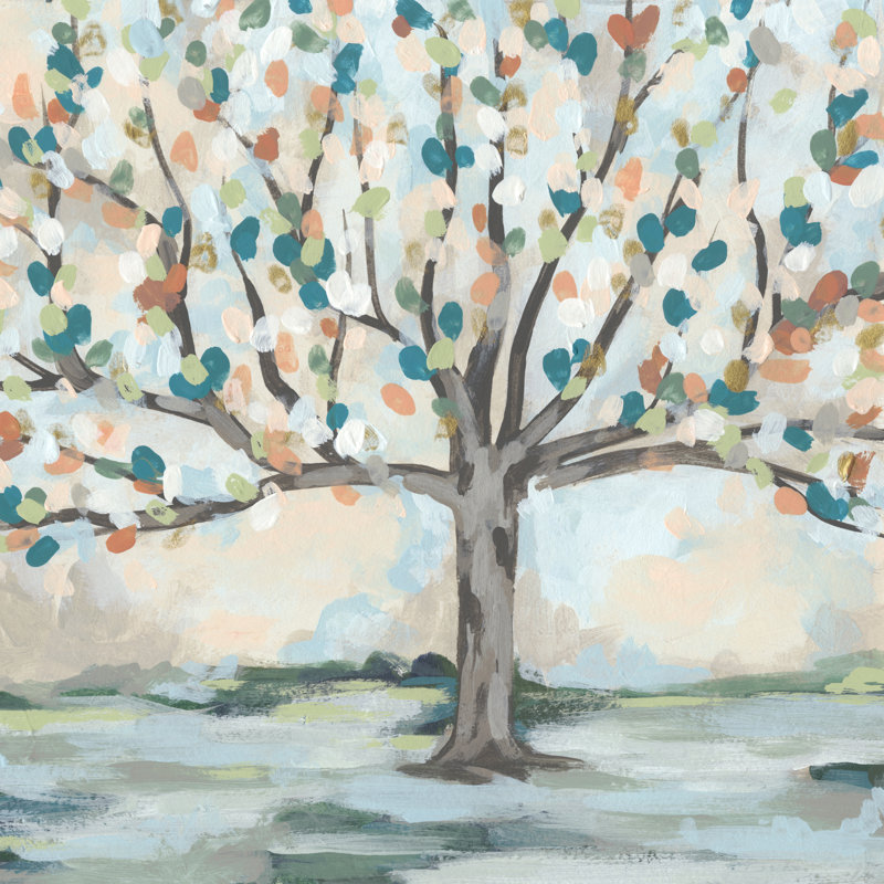 Delicate Arbor I - Wrapped Canvas Painting, 30cm H x 30cm W x 3.8cm D