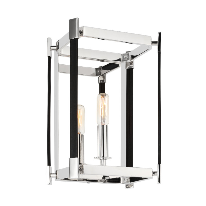 Applique murale Hadley, Nickel poli