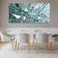 Ensemble de 3 tableaux abstraits en verre brisé et cristal, sur toile tendue.-1944879955