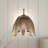 1-light Diseased Metal Wall Sconce Rustic Petal Wall Sconce-249756669