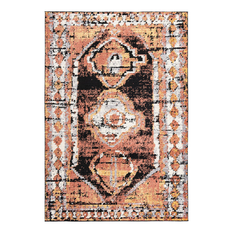 Ithalia Oriental Indoor Rug, Rectangle 6' x 9'