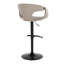 Tabouret de bar contemporain réglable