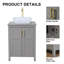 Ensemble de meuble-lavabo simple 24 po gris-1933596325