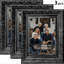 Cadre photo traditionnel 3 pièces 5 "x 7" noir pour décoration de chambre à coucher-131496990-131496985-131496987
