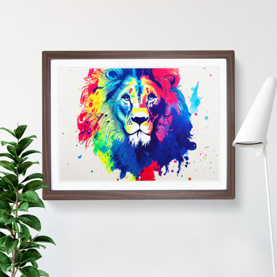 Colourful Lion Vol.3 Abstract - Print