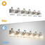 Éclairage pour meuble-lavabo Hamilly-37463440-37463443-49918979