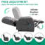 Grand fauteuil inclinable à deux places avec couchette et plateau chauffant Latitude Run®-800570075