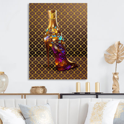 «Luxurious Stilettos III - Fashion», art mural sur toile