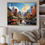 City Atlanta Popart III, reproduction d'art sur toile-1873113772-1873348232