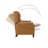 Polestra 32.68" W Genuine Leather Manual Recliner-75689584