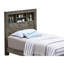 Lit simple transitionnel gris simple et construction accrocheuse