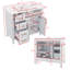 Meuble-lavabo de 36 pouces avec lavabo, meuble-lavabo simple avec quatre tiroirs (dont un tiroir rabattable), deux portes et une tablette réglable, armoire avec lavabo en céramique-805204697