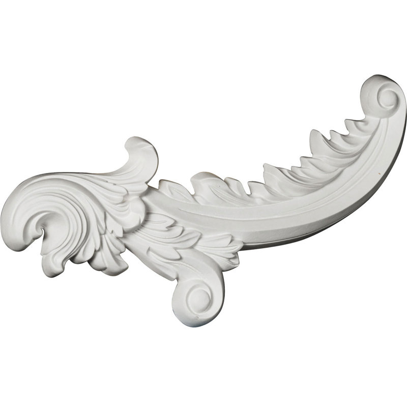 Medway 6.63'' White Primed Urethane Scroll Onlay