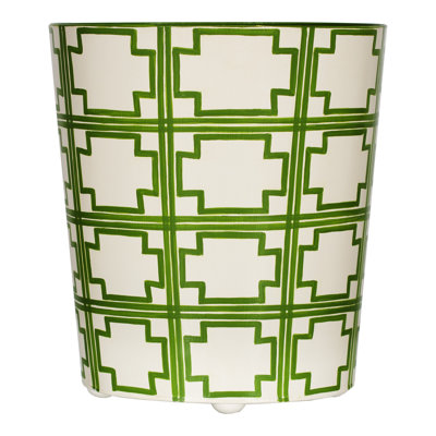 Aluminum Open Waste Basket - 2 Gallons