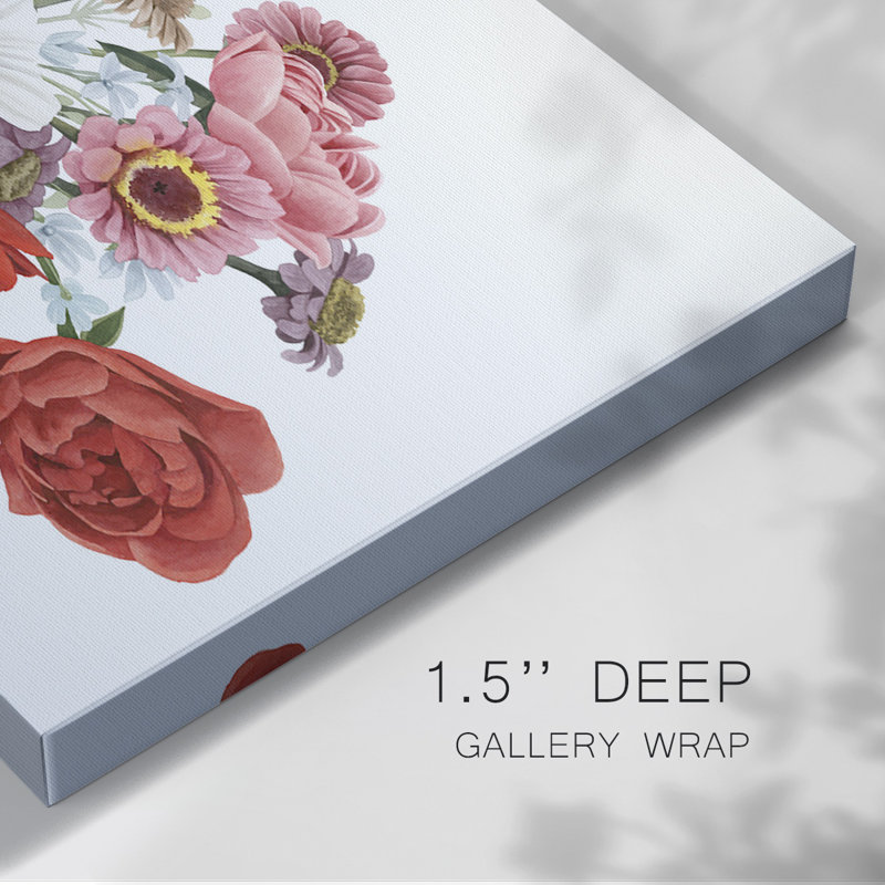 Modern Arrangement III - Toile tendue avec châssis, H 8 po x l 12 po