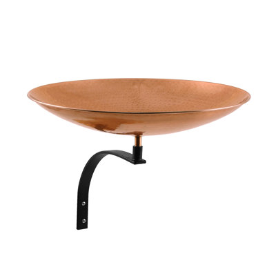 Dutson Birdbath with Wall Mount Bracket