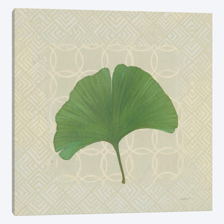« forest leaves iv », impression sur toile, H 12 po x l 12 po x P 0,75 po, Pas de tapis, Toile tendue