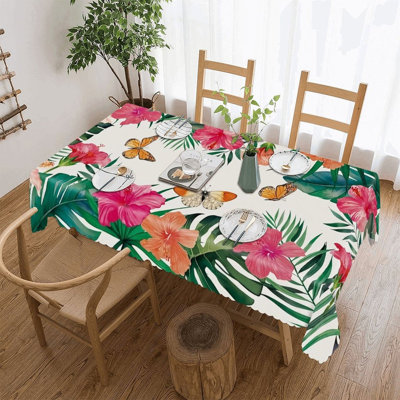 Nappe Tropical Hibiscus Butterfly 60 "x 120"