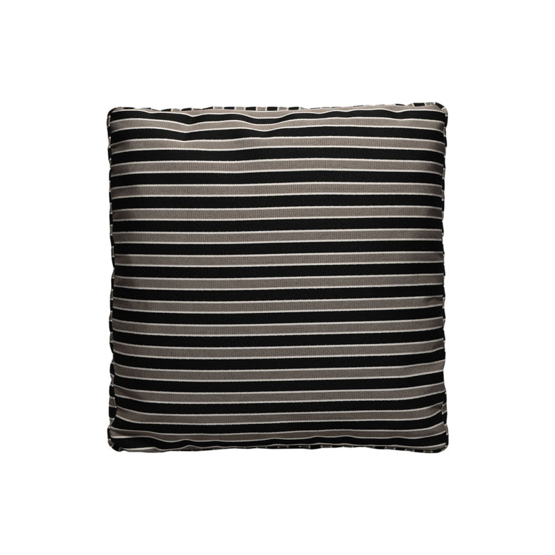 Coussin de siège Pop Square, Taupe / Noir