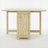 From the Tree Furniture Solid Wood Folding Dining Table & 4-Chair Set – Unfinished Natural Pine, Space-Saving Foldable Dining Set for Kitchen or Small Rooms