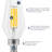 4.5 Watt, C11 LED, Dimmable Light Bulb, E12 Candelabra Base-86576861