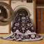 Machine Washable Tabriz Black Area Rug