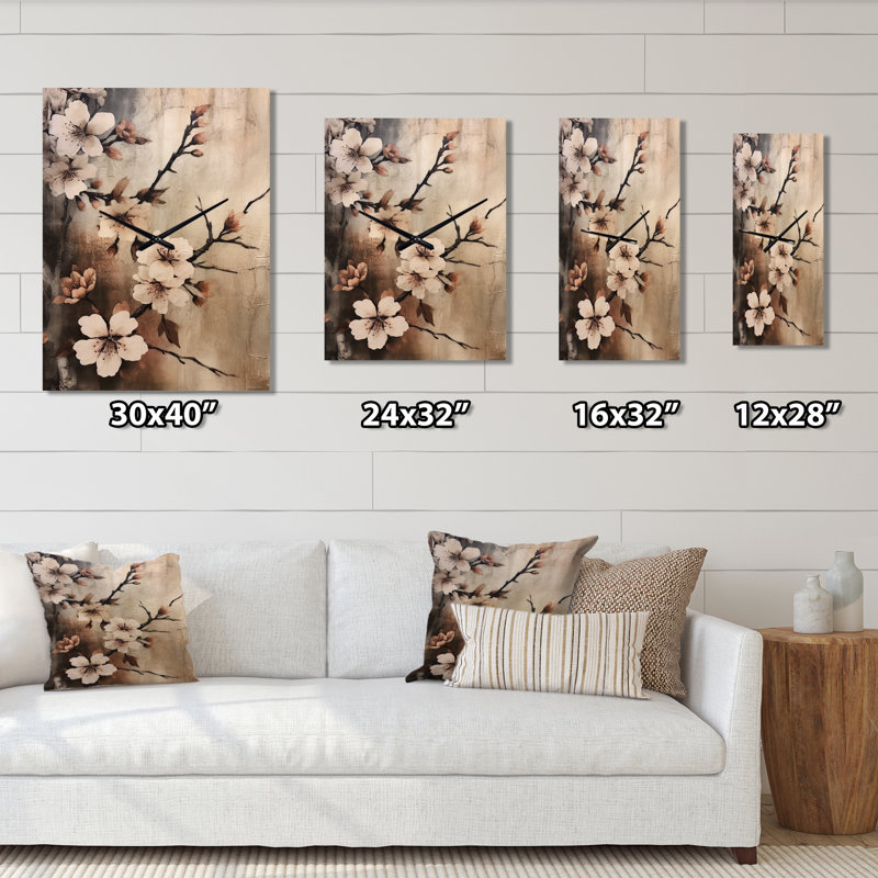 Horloge murale Cherry Blossoms, Petit